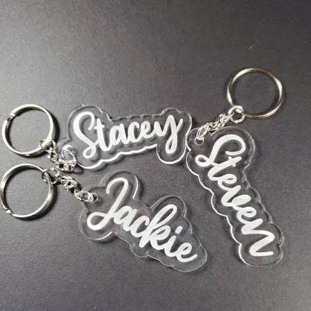 Printed Acrylic Key Chain